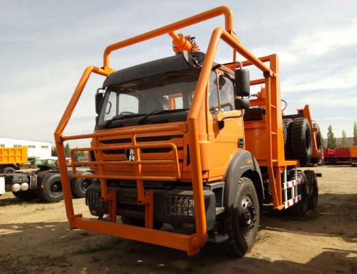 BEIBEN 2642AK 6x6 420hp Timber Logging Truck for Sale