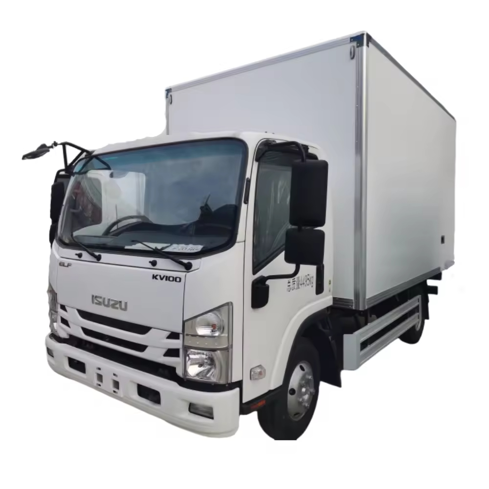 ISUZU KV100 4*2 5 Tons Light Refrigerated Van Truck Cooling Van Truck for Vaccine Delivery