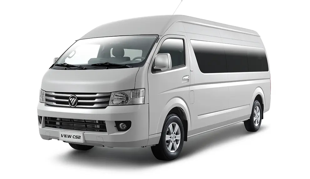 Foton VIEW CS2 L: 19 Seater Van with Cummins ISF 2.8L Diesel Engine, Euro IV/V Emissions, 5-Speed Manual Transmission, and Advanced Safety Features