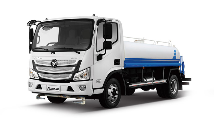 Foton Water Tank Truck 6m³ Capacity Q235 Steel Tank Epoxy Anticorrosion High-Pressure Pump​