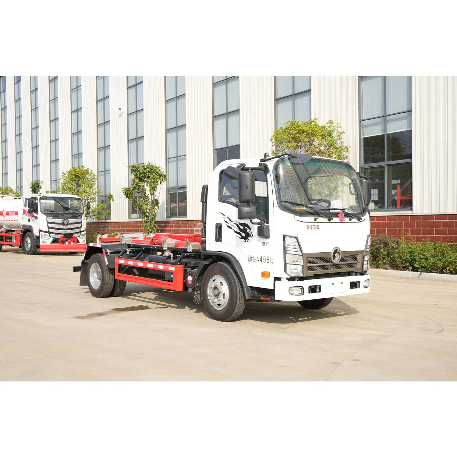 Sinotruk HOWO Foton Dongfeg Shacman 5-8ton Arm Hook Lifting Truck 4X2 5-10ton Hydraulic Hook Lift Roll off Truck