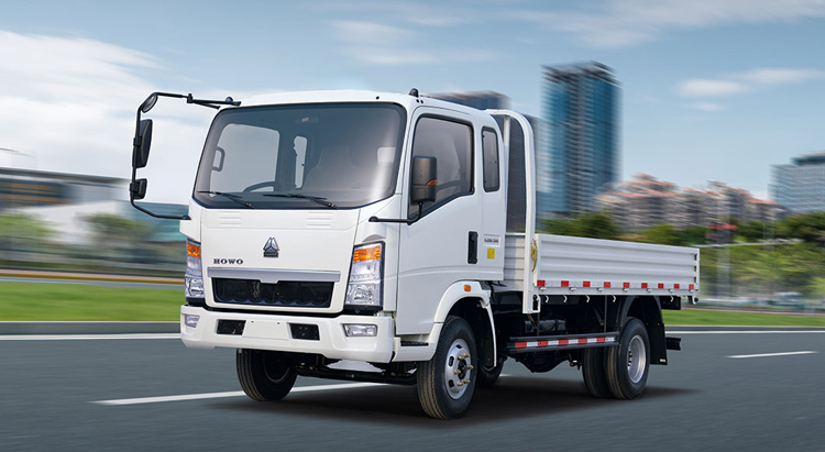 HOWO Light 4x2 109 HP 5-ton Euro III City Cargo Truck 5.15m Flatbed for Sale