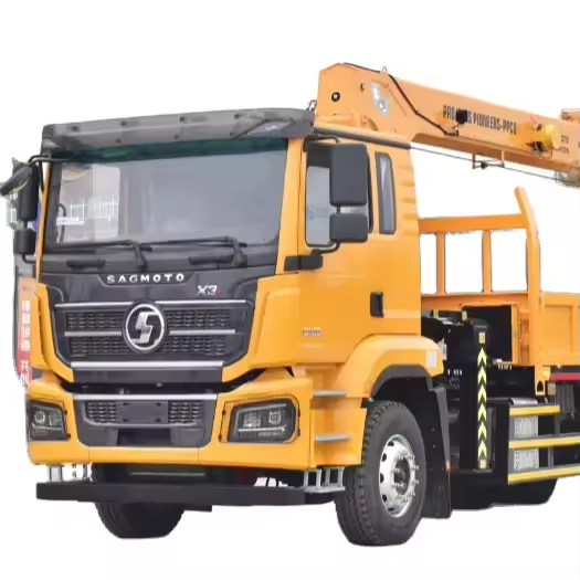 SHACMAN SAGMOTO X3s 6×4 300 HP Euro II/V 12-ton Crane Truck Class II Chassis for Sale