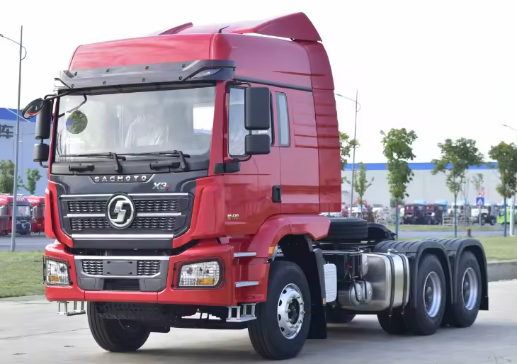 SHACMAN SAGMOTO X3s 6×4 385 HP Cummins Euro III Extended High-Roof Tractor Truck for Africa