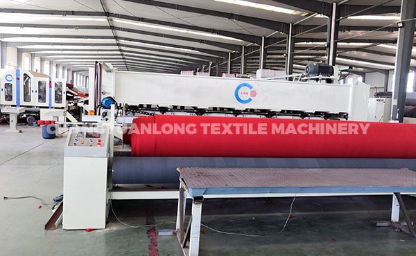 Needle punched non-woven carpet production line