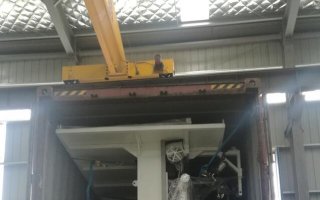 2017.9 delivery of PVC marble sheet production line