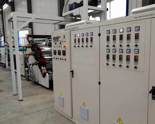 PET PC corrugated sheet production line