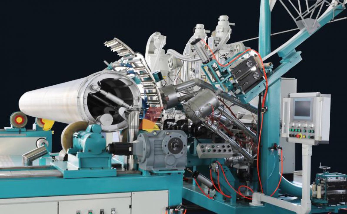 Krah pipe machine
