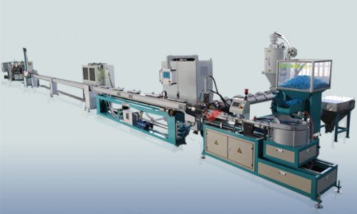 High speed round dripper pipe production line