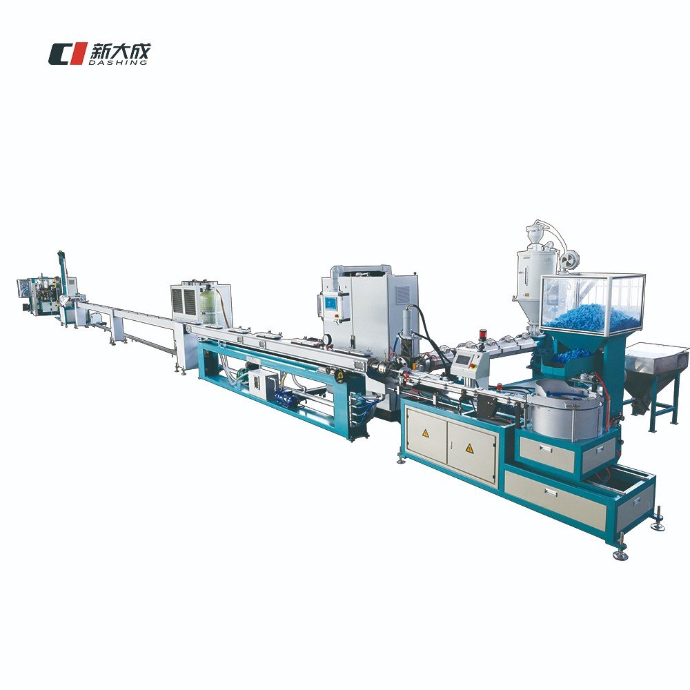 Round drip irrigation pipe production line