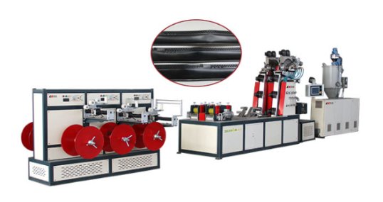 Labyrinth drip irrigation tape production line