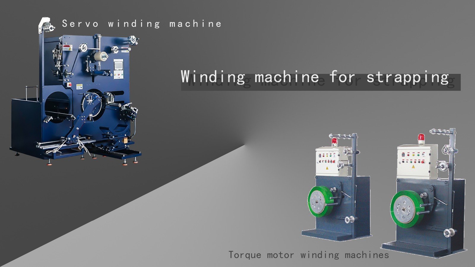 winding machine for strapping