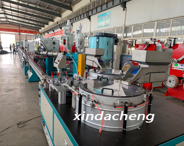 2 layer Co-extrusion technology High speed flat drip irrigation pipe Produciton line(